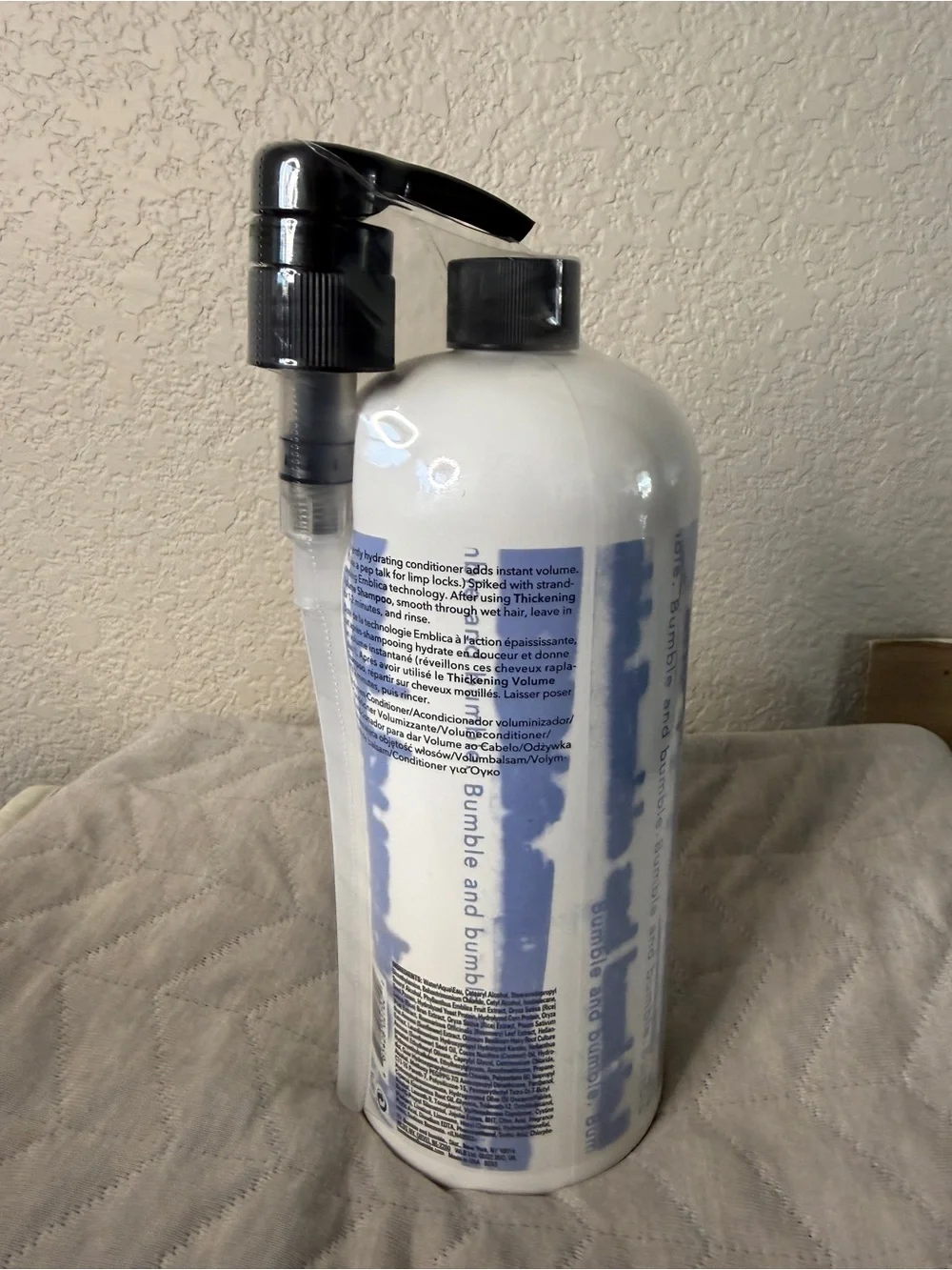 Bumble and bumble Thickening Volume Conditioner 1L New with Pump